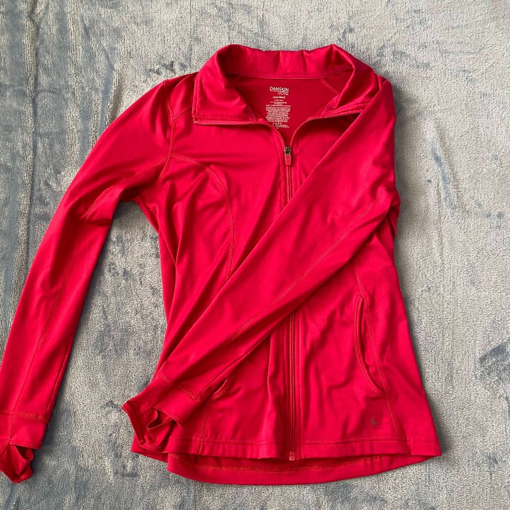 Danskin Now Semi-Fitted Pink Workout Jacket